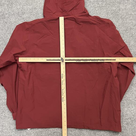 Patagonia Jacket Mens XL Carmine Red Isthmus Utility Hooded Outdoor New - Picture 9 of 11